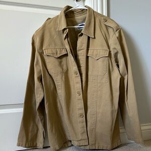 Brown Denim Overzied Jacket